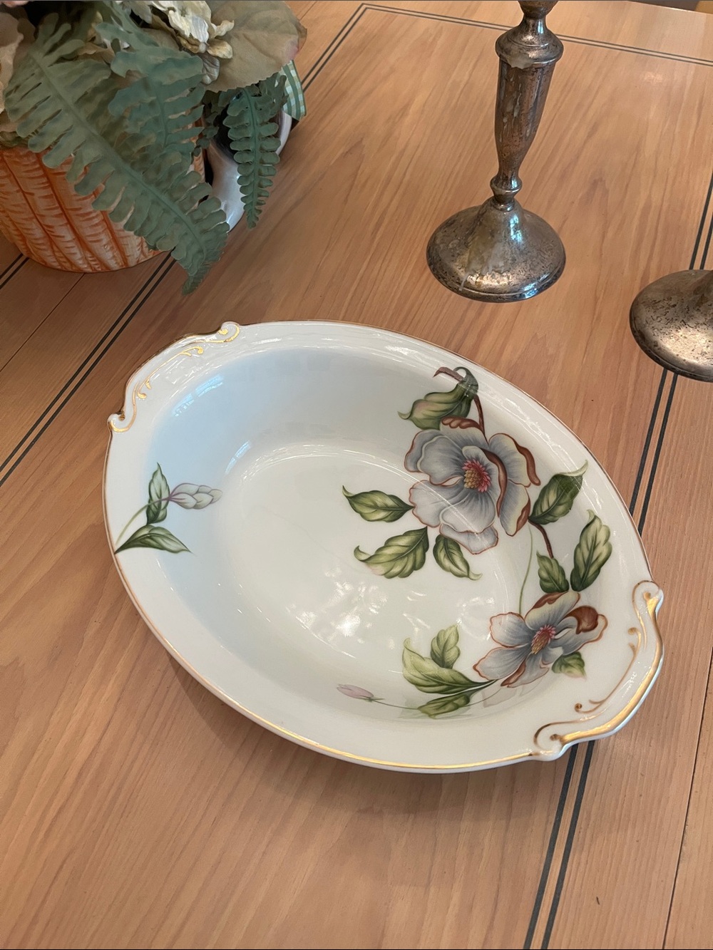Vintage Roselyn China Oval Bowl
